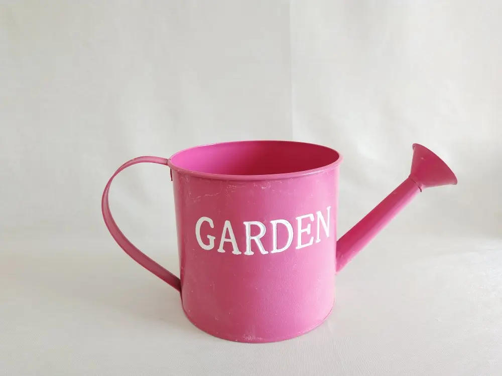 Wholesale Garden Products Watering Can  metal vase with handle for Home&Garden  artificial flower