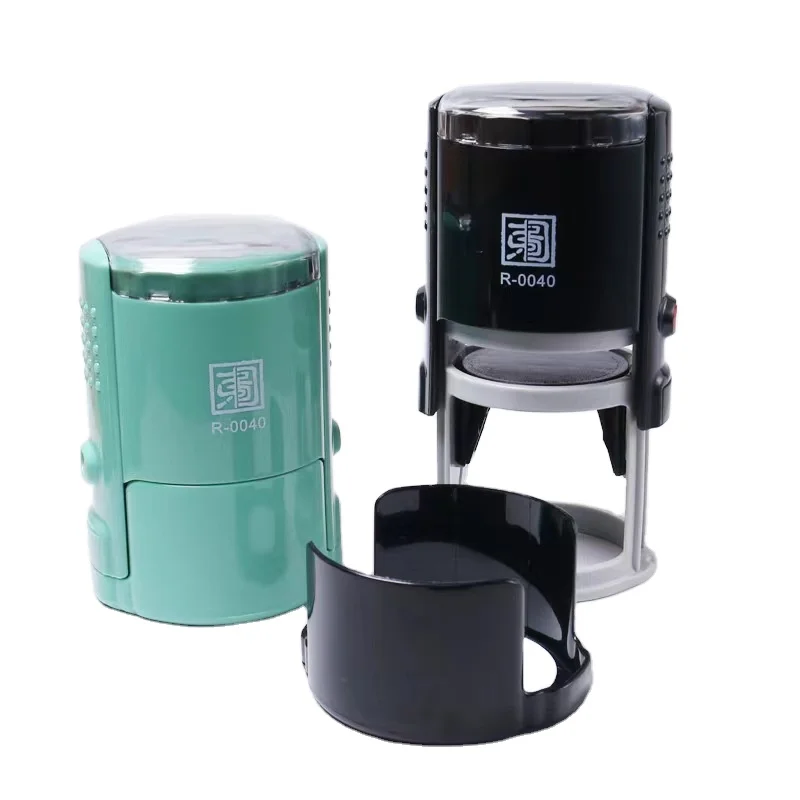 Top Seller New Model High Quality DIY Blank office use Self Inking Rubber Laser Stamp.