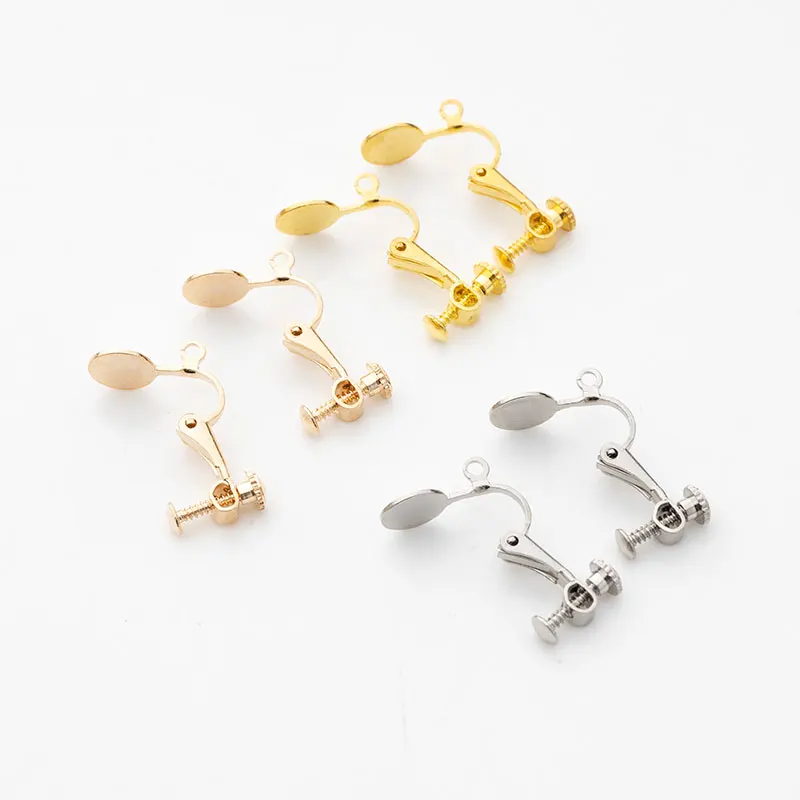 Wholesale fashion copper earrings U-shaped gold plated clip on earrings Converter plated cartilage clip on earrings