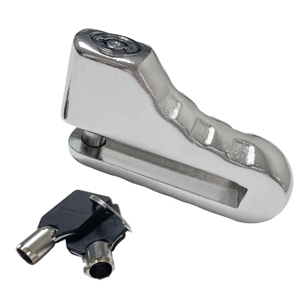 Waterproof Anti-theft Electric Scooter moto bike Accessories steel lock Security motorcycle Wheel Alarm Brake disc lock