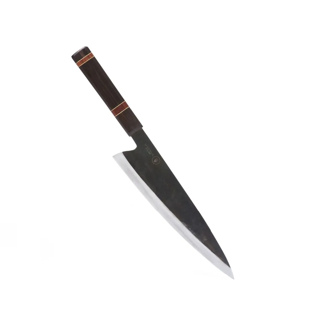 Cheap Japanese Kitchen Knife - High Quality  Chef Knife - Gyuto 210 - Hand Forged Knife - Good  Nature Wood