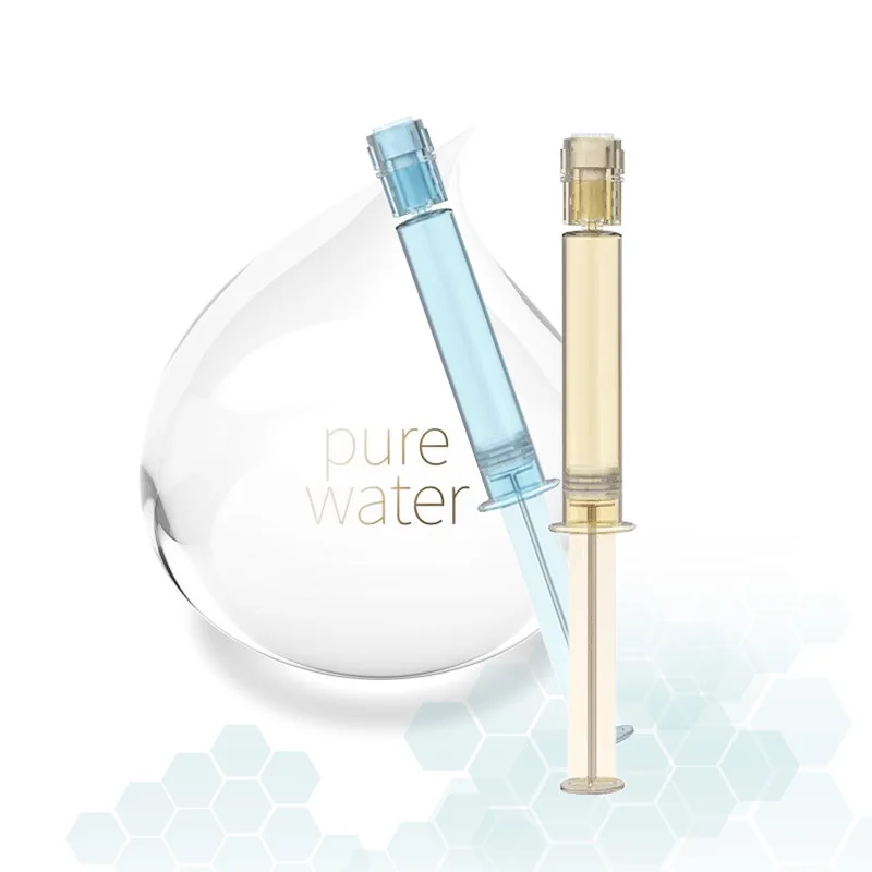 Wholesale Mini Empty 1ml 3ml 5 ml 10ml  Airless Syringe Cosmetic PS Plastic Ampoule For Essence Serum