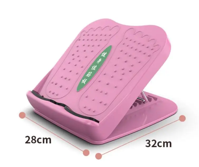 High Quality Pink Gym Exercise Foot And Leg Stretcher Anti Slip Yoga Squats Slant Board Calf Stretcher