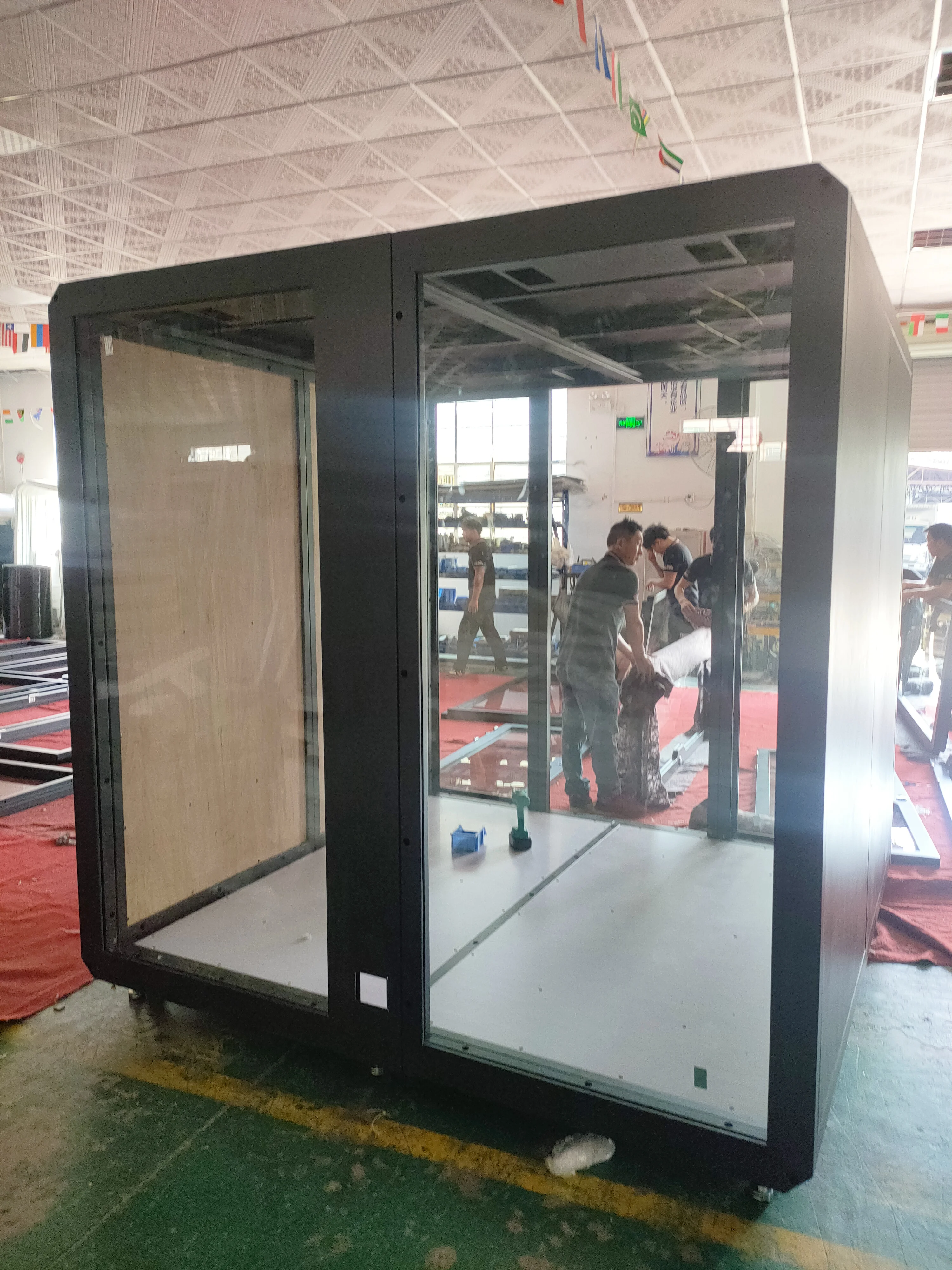 Assemble and private phone booth for office cabin working pod soundproof office meeting booth with air fresh system