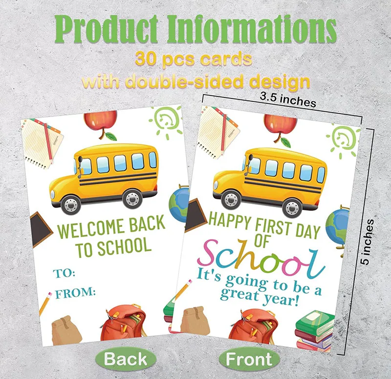 Chalkboard Welcome Postcards Colorful Welcome To Our Class Cards Back To School For Kids