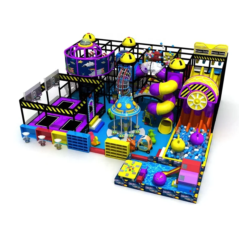 Indoor Playground Jump Trampoline Manufacturer  Children Cheap slides Trampoline Park Factory Kids Indoor Trampoline