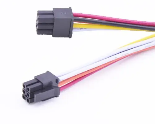 Micro-Fit 3.0 43025 custom 4 to 4 POS F-F molex 43025 Molex 3.0 430200400 4 pin Molex 3.0 2*2pin 4p wire harness