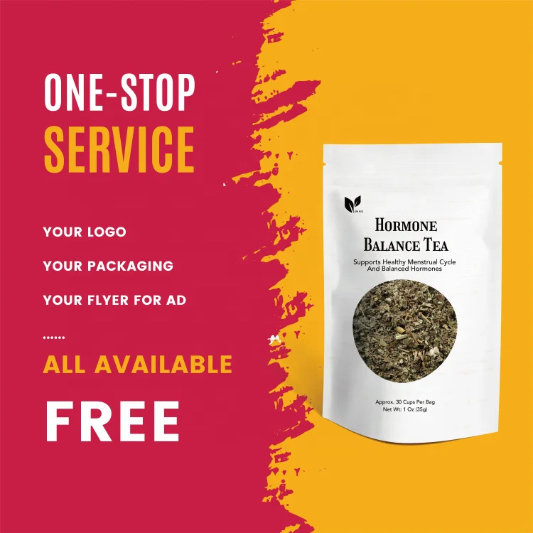Customized Alleviates Mood Swings and Hot Flashes Hormonal Balance Tea