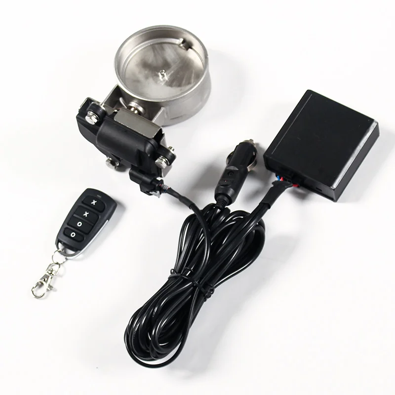 2.5inch 63MM electric valve exhaust cutout with Remote control for racing car