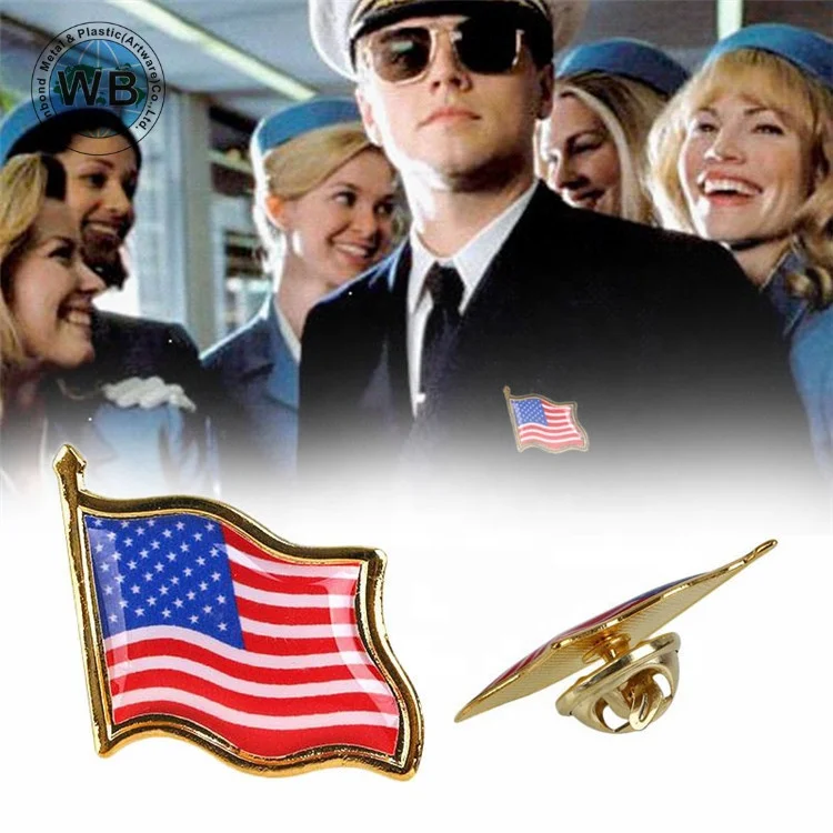 Wholesale Metal Crafts Custom Souvenirs Enamel Pin Badge Magnet Country Israel Flag Push Soft Hard Enamel Pins