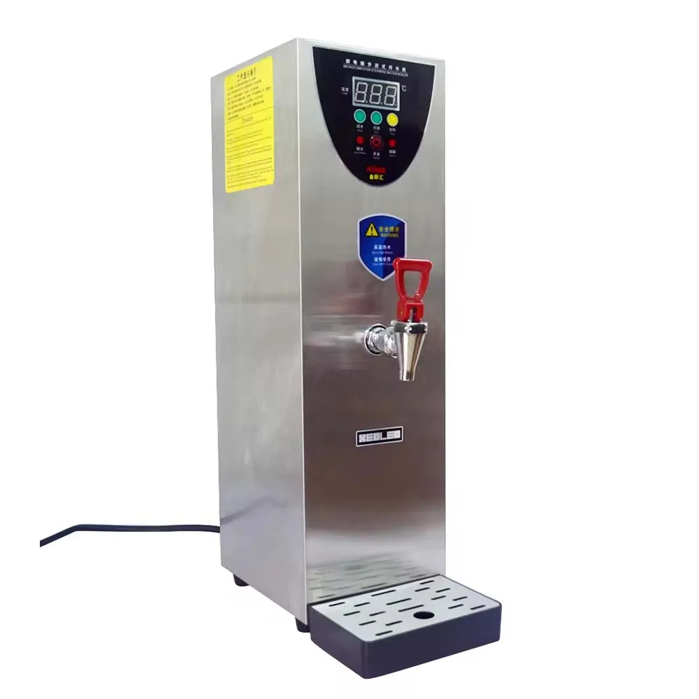 Xeoleo 10L Hot Water dispenser Commercial Hot Water machine 35L/H Stainless steel Water boiler for bubble tea shop 2500W