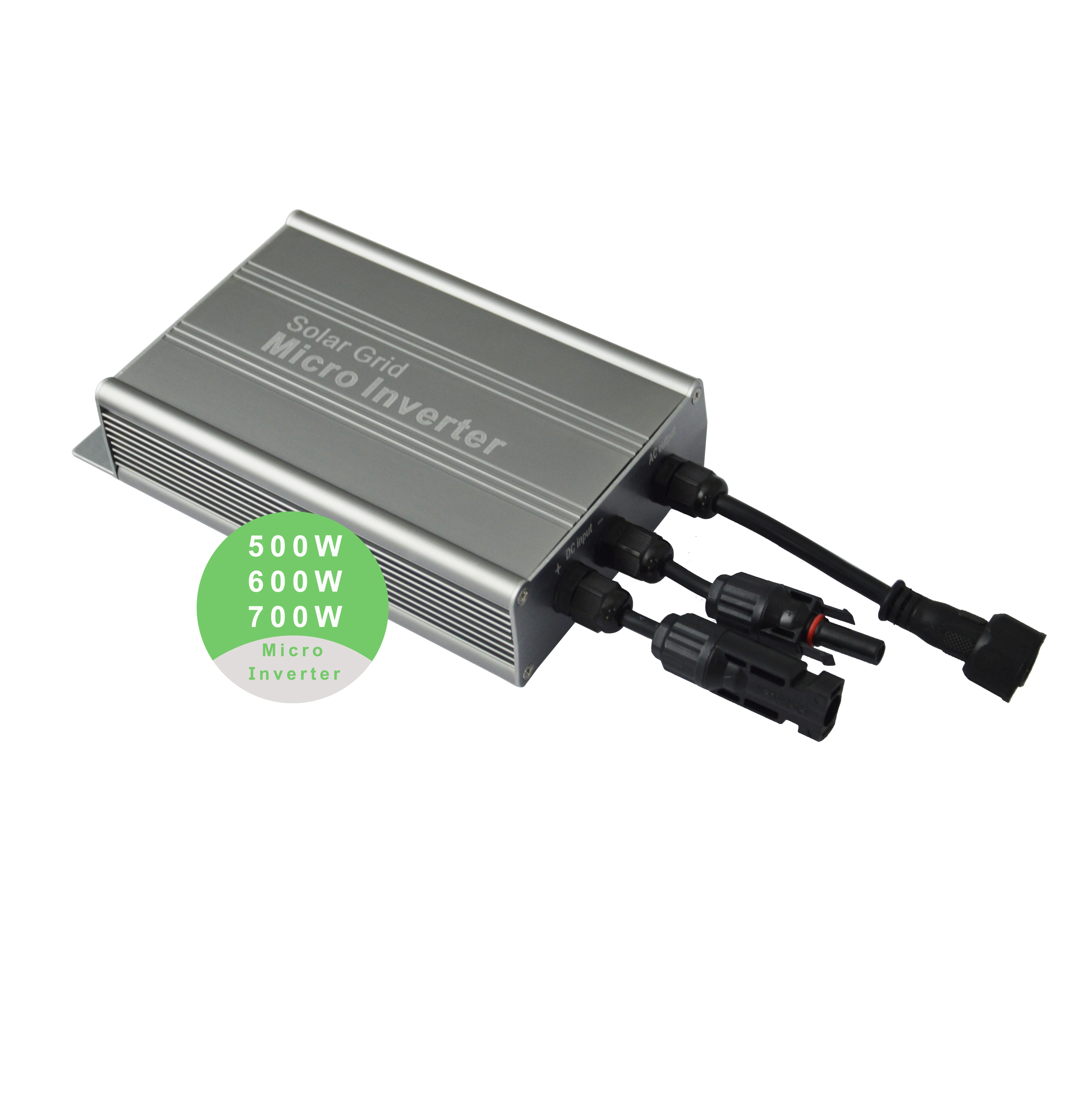 In stock micro Inverter 500W 600W 700w single phase hybrid solar inverter pure sine wave 220v 230v on grid solar inverter