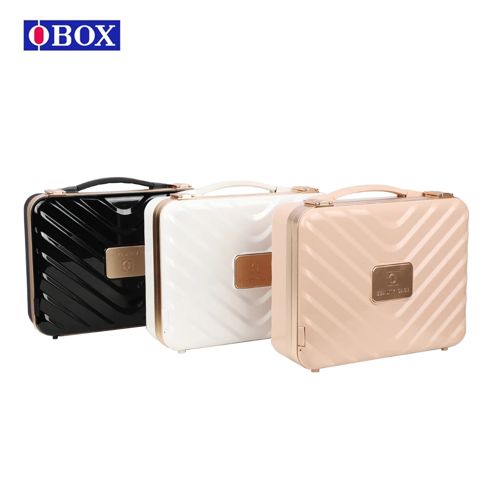 Hot Sale Luxury Customize Vanity Cosmetics Case Travel Organizer Make With LED Mirror Makeup  Beauty  Case