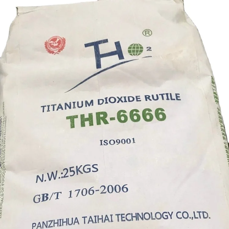 TIO2 THR-6666 Rutile titanium dioxide pigment for PVC pipe, fitting
