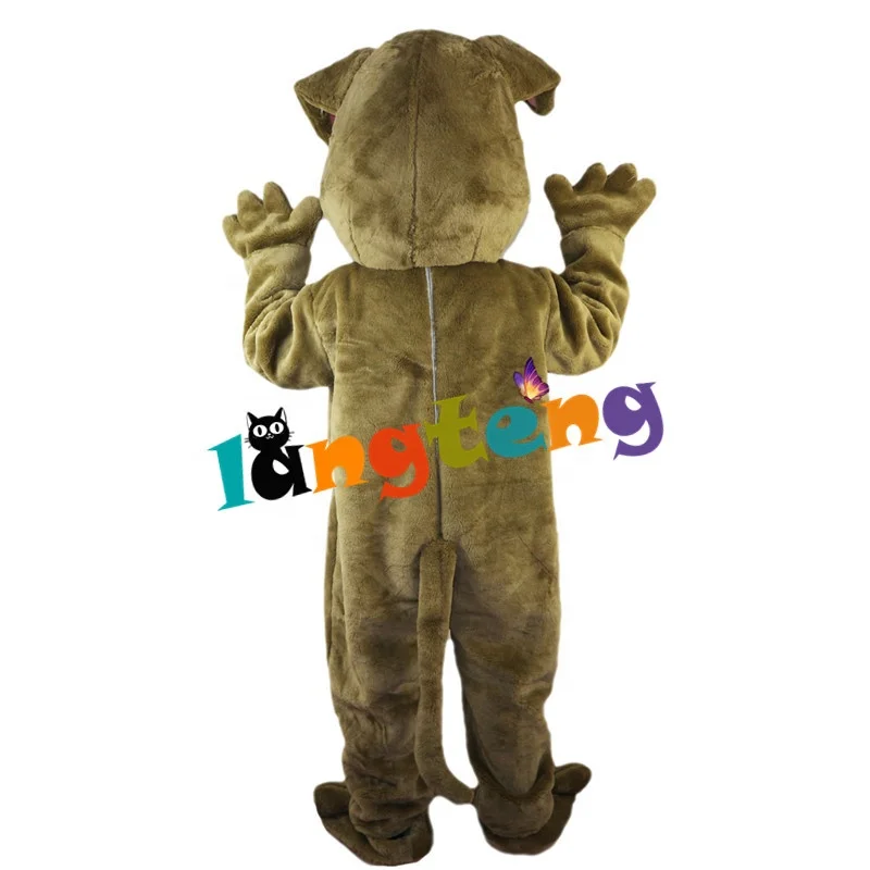 744 New Version Adult Full Body Character Outfits Brown Dog Mascot Costumes
