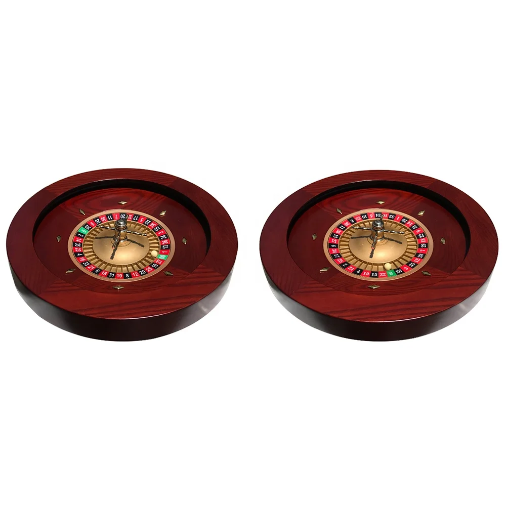RTS Professional wood roulette wheel 20inch diameter for home style roulettte game of casino style