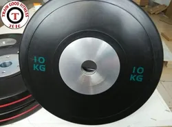 Rizhao OEM Logo  High Quality Weight Plates Competition Weightlifting Bumper Plate