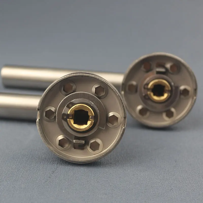 Home safety defender door handle lock kit home office hotel Stainless steel door lever handle on rose