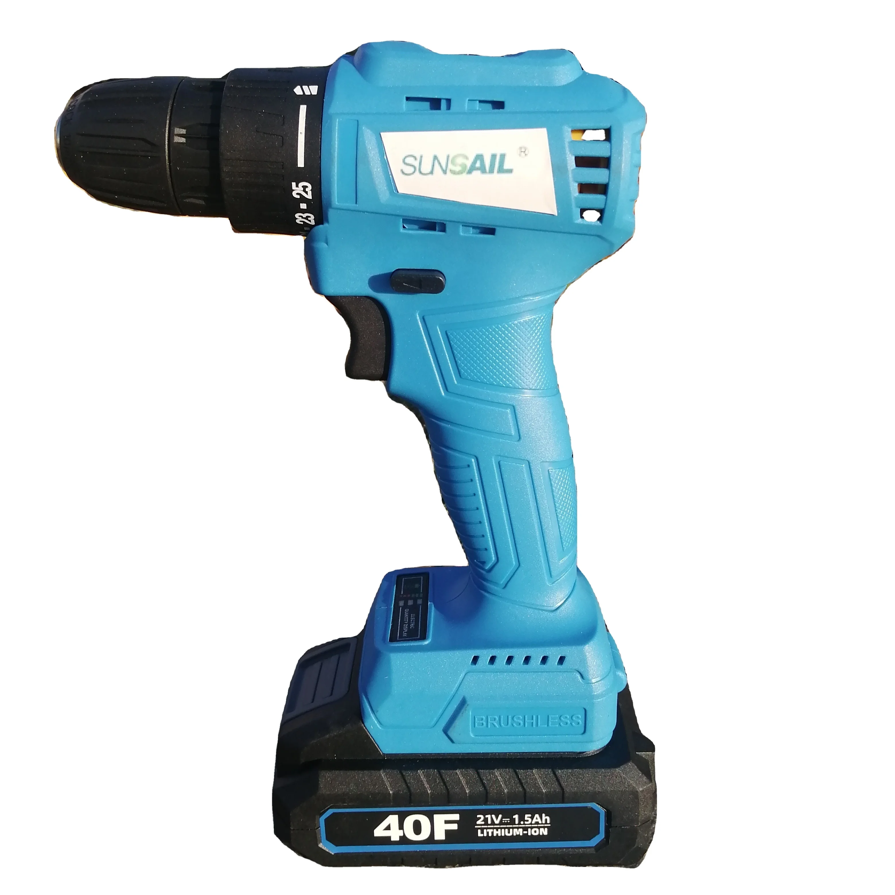 electric hammer scrubber brush drill with dust collector brush  tlttal charger