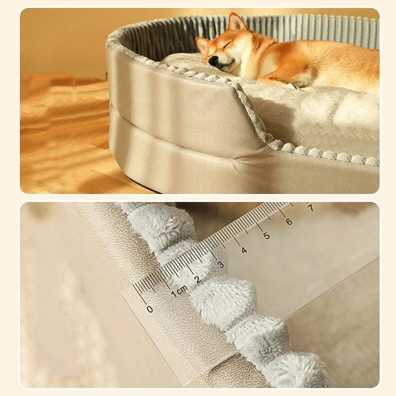 Four Seasons 3D Stereo comfortable high quality washable plush pet bed large dog bed
