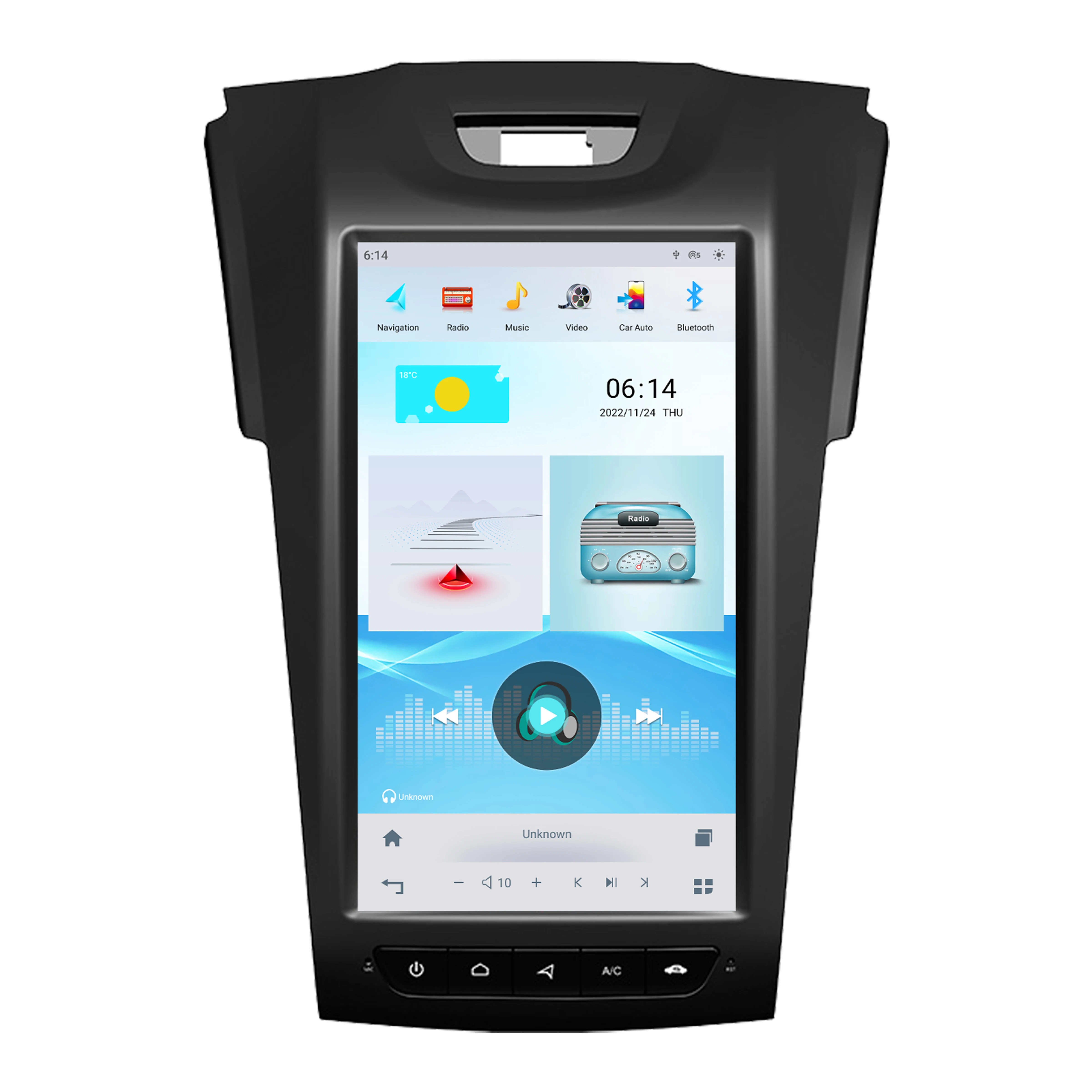 Android 11 Car Video Vertical  Smart Screen GPS Navigation Support Bluetooth For CHEVROLET