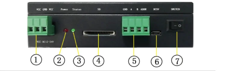 XB-C100 DMX512 address writer/led controller