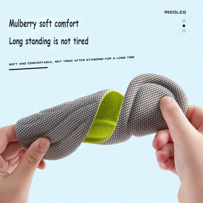 Arch Support Insoles Men Women Fashion Massage Anti slip Shoes Cushion Pads Solid Memory Foam Sole Orthotic Insole