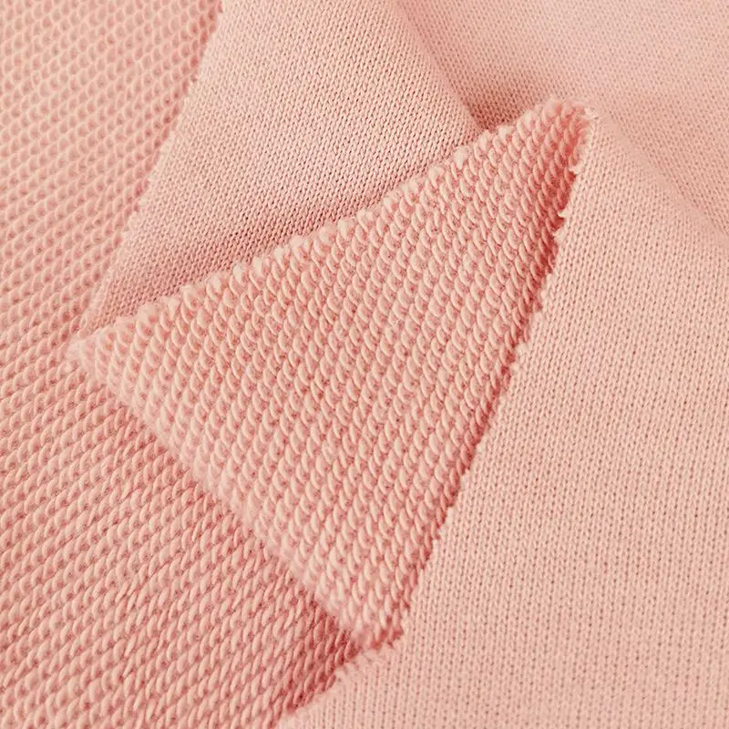 Однотонные дышащие детские толстовки с капюшоном, футболка, плотная Трикотажная Ткань, 100% хлопок, махровая ткань, французская махровая ткань