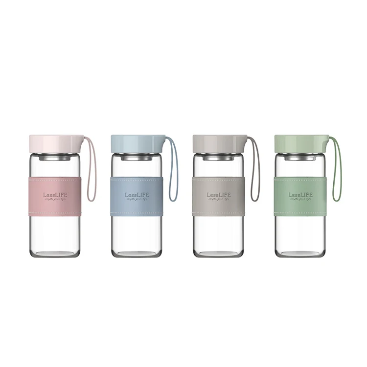 Изготовленная на заказ стеклянная бутылка для питьевой воды без БФА с принтом оптовая цена