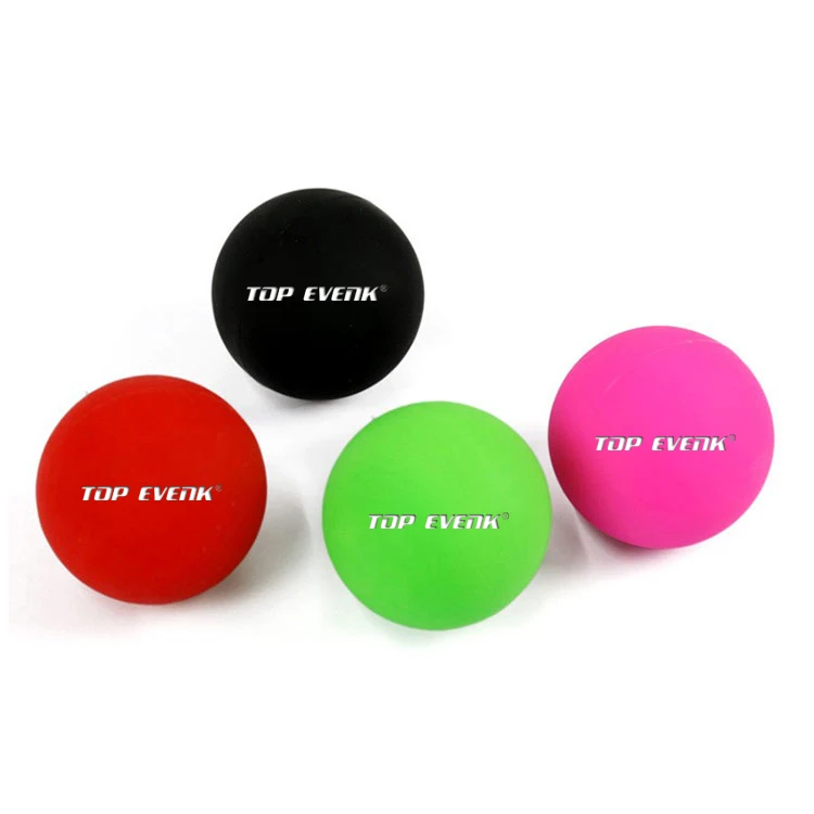Wholesale High Quality Custom Logo Print Fitness Durable Therapy Soft Lacrosse Yoga Massage Ball