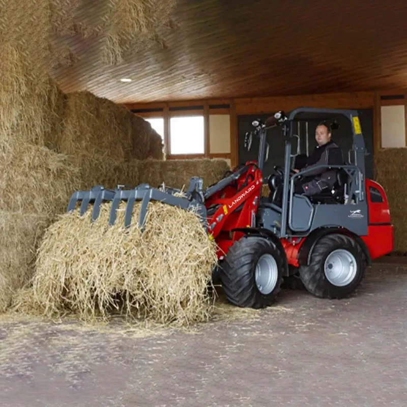 Cheap European Style Diesel Steering Micro Diesel Loader Bucket Micro Mini Loader
