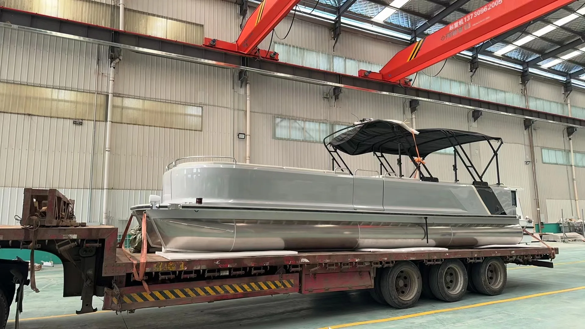 Luxury Fiberglass 30ft Aluminium Party Boat Leisure Floating Yacht Fishing Water Sport Pontoon Boat