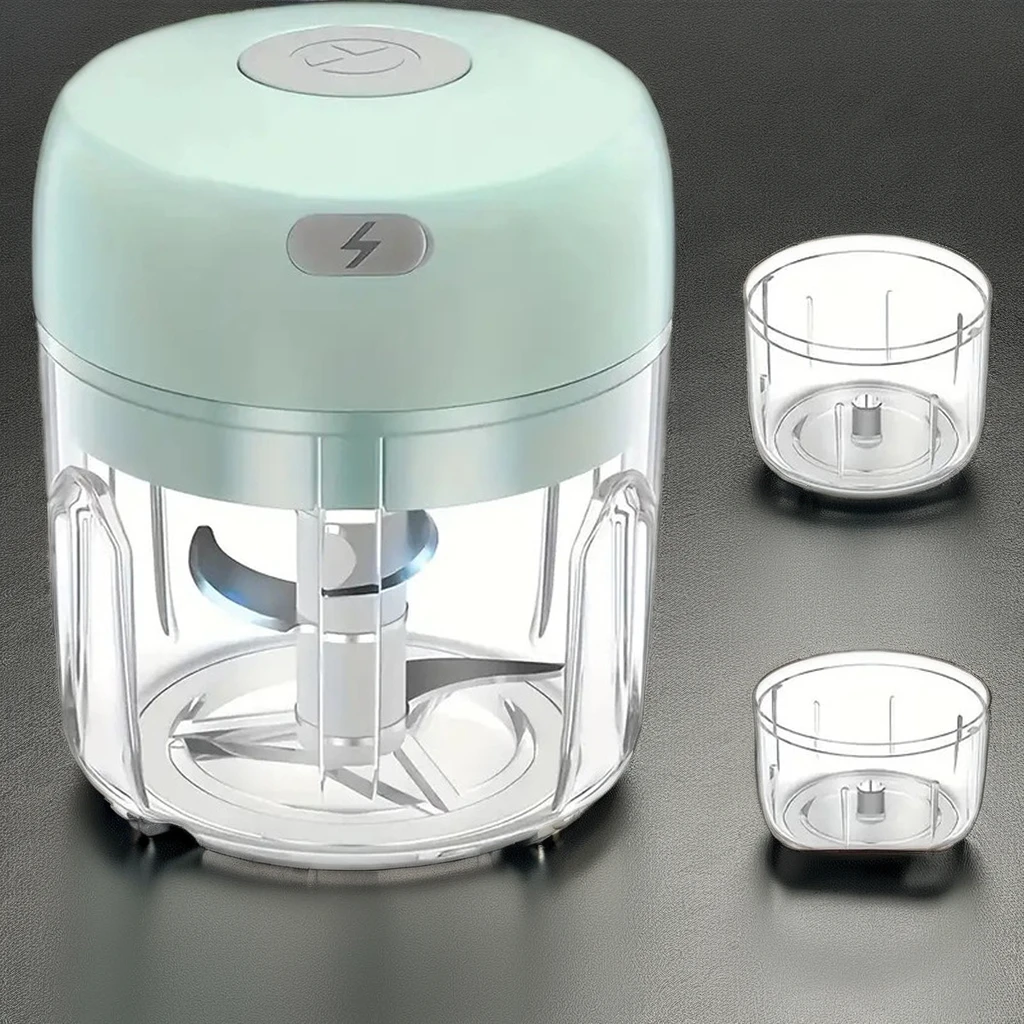Electric Crusher Portable Mini Food Processor With USB Charging Rainproof Garlic Masher for Ice Cubes Spices 250ML