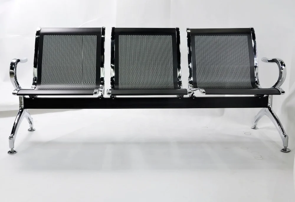 2023 Hot Sell 3-seater Waiting Chair Bench Without Upholstery (3 seats) Model In Public Area