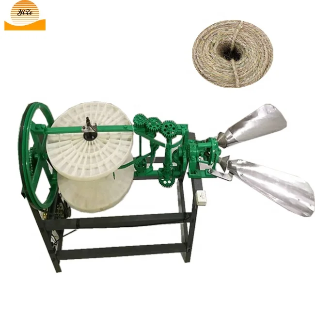 Automatic straw rope knitting making spinning machine grass rope machine