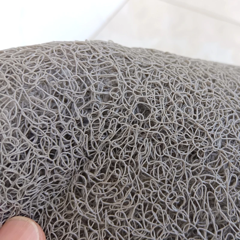 Hot Selling Pvc Spaghetti Roll Noodle Mat With Foam Backing