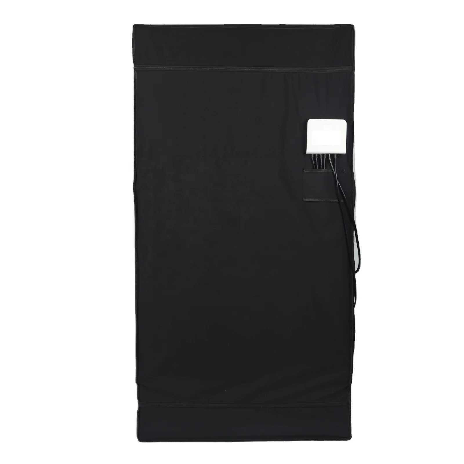 Newly designed indoor portable far-infrared sauna tent with foot sauna mat full-size dry sauna for sweat wicking