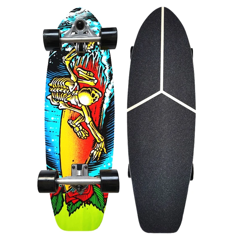 75*24 Surf skateboard cruiser board 7ply maple deck