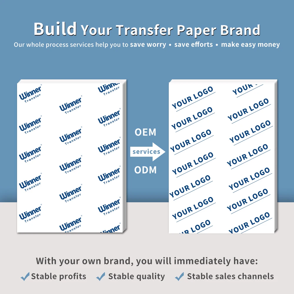 Winner transfer 100% transfer no Cracking cold water transfer paper for Any Inkjet Printers