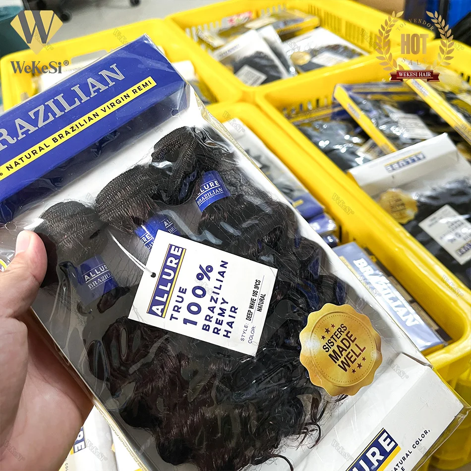 Пакет человеческих волос с застежкой, волнистые человеческие волосы для наращивания с застежкой