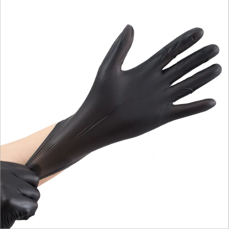 Tattoo Clean Kitchen Garden Hotel Industry Beauty Salon logo Custom Latex Free Powder Free Nitrile Mixed Disposable-glove