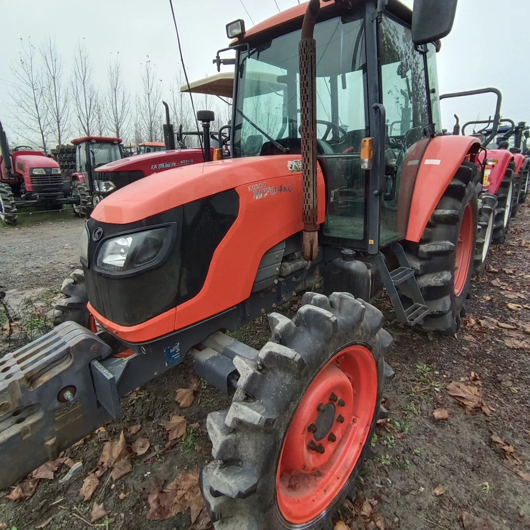 Kubota M704K Mini Farm Tractor with Front Loader and Backhoe Farm Tractor 70hp Kobuta Price