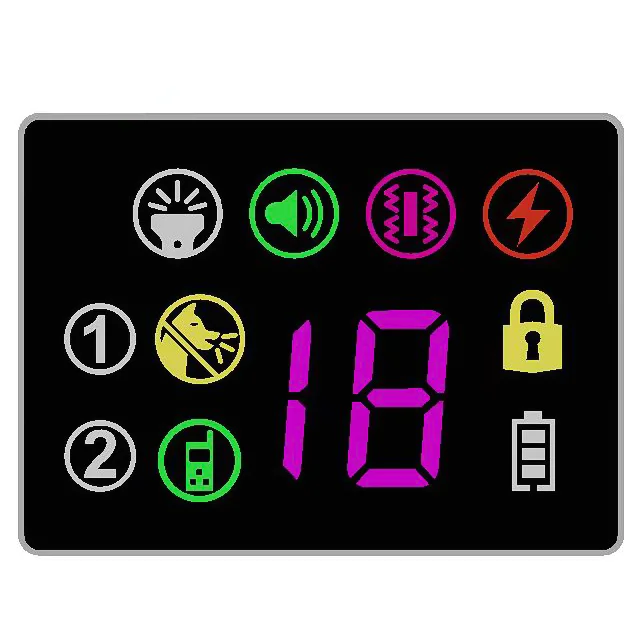 Project Rechargeable Dog Training device integrated full color display dog trainer RF receiving module PCBA for Remote Dogs