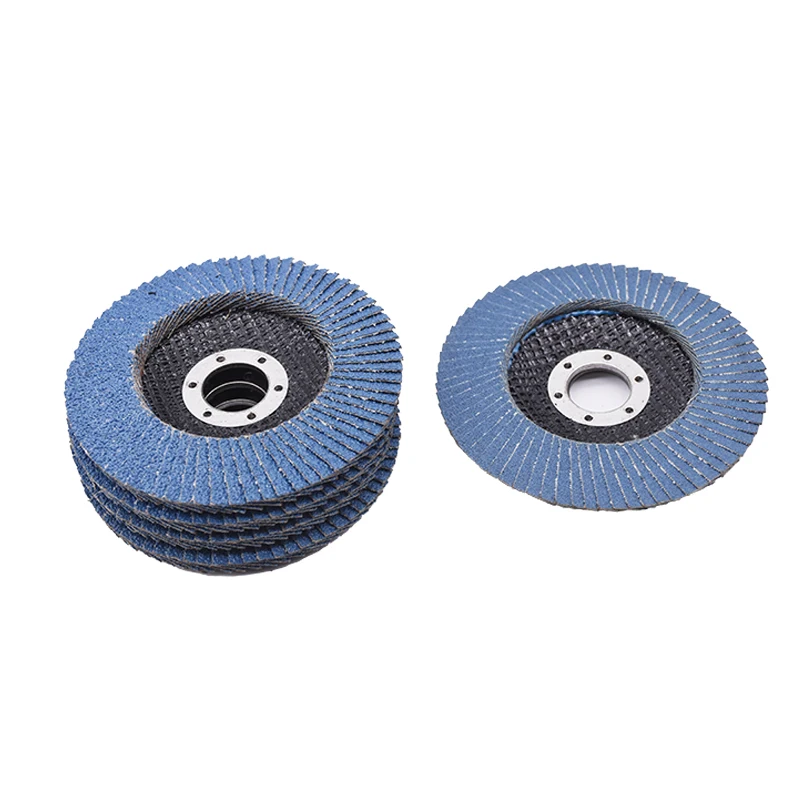 Abrasive Tools 125x22mm Zirconia Flap Disc 80 Grit 5inch Coated Grinding Wheel For Polishing Metal