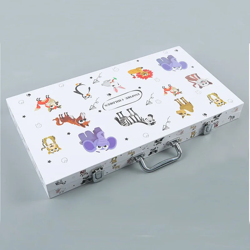 Deluxe 104pcs painting watercolor pen highlighter erasable pencil marker Children gift painting art Set