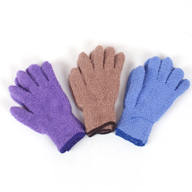 Microfiber Car Washing Finger Mitt/ Microfiber dusting Gloves/Microfiber cleaning glove