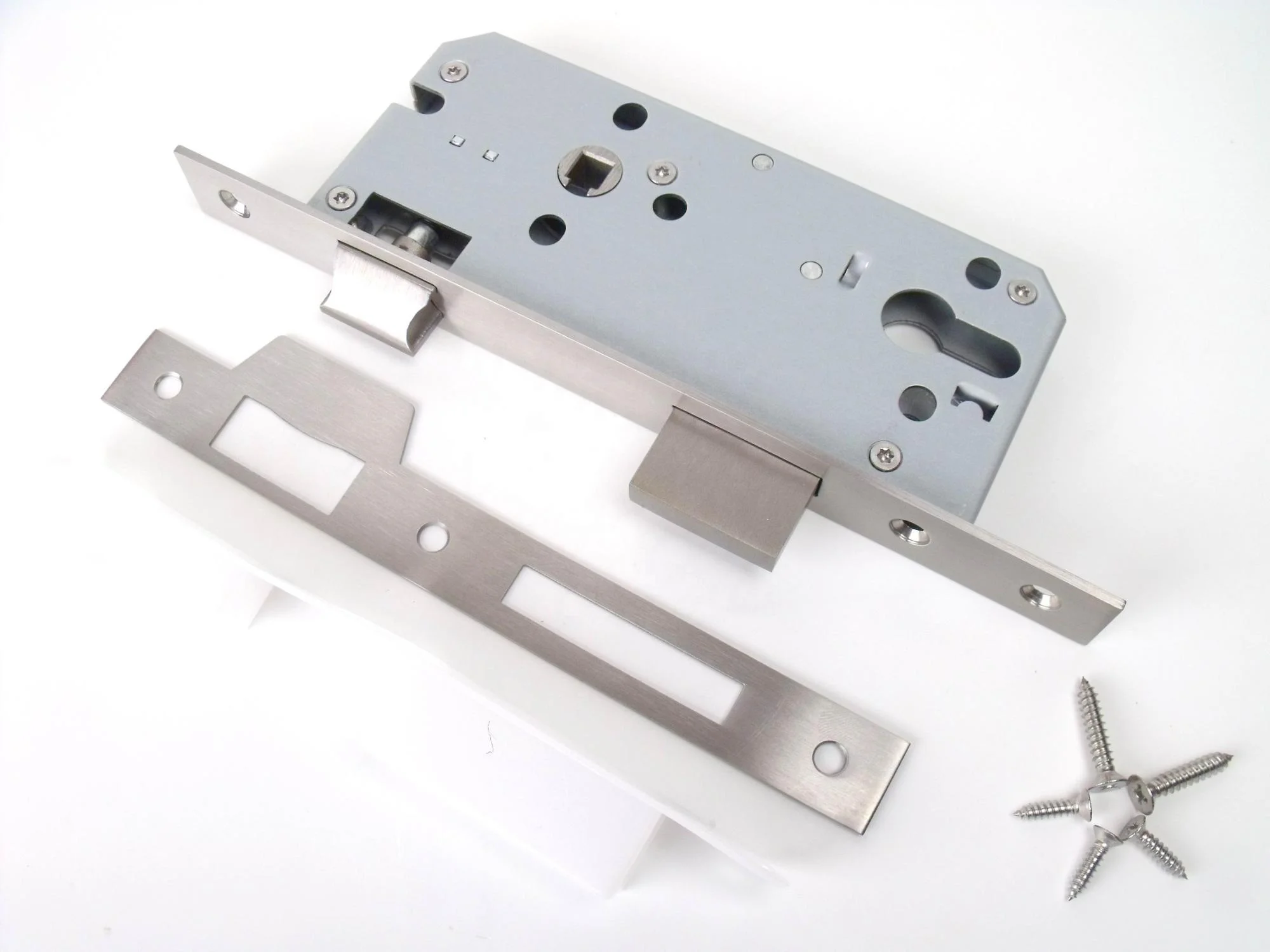stainless steel 304 strike plate /forend for mortise sash lock mortise cylinder lock