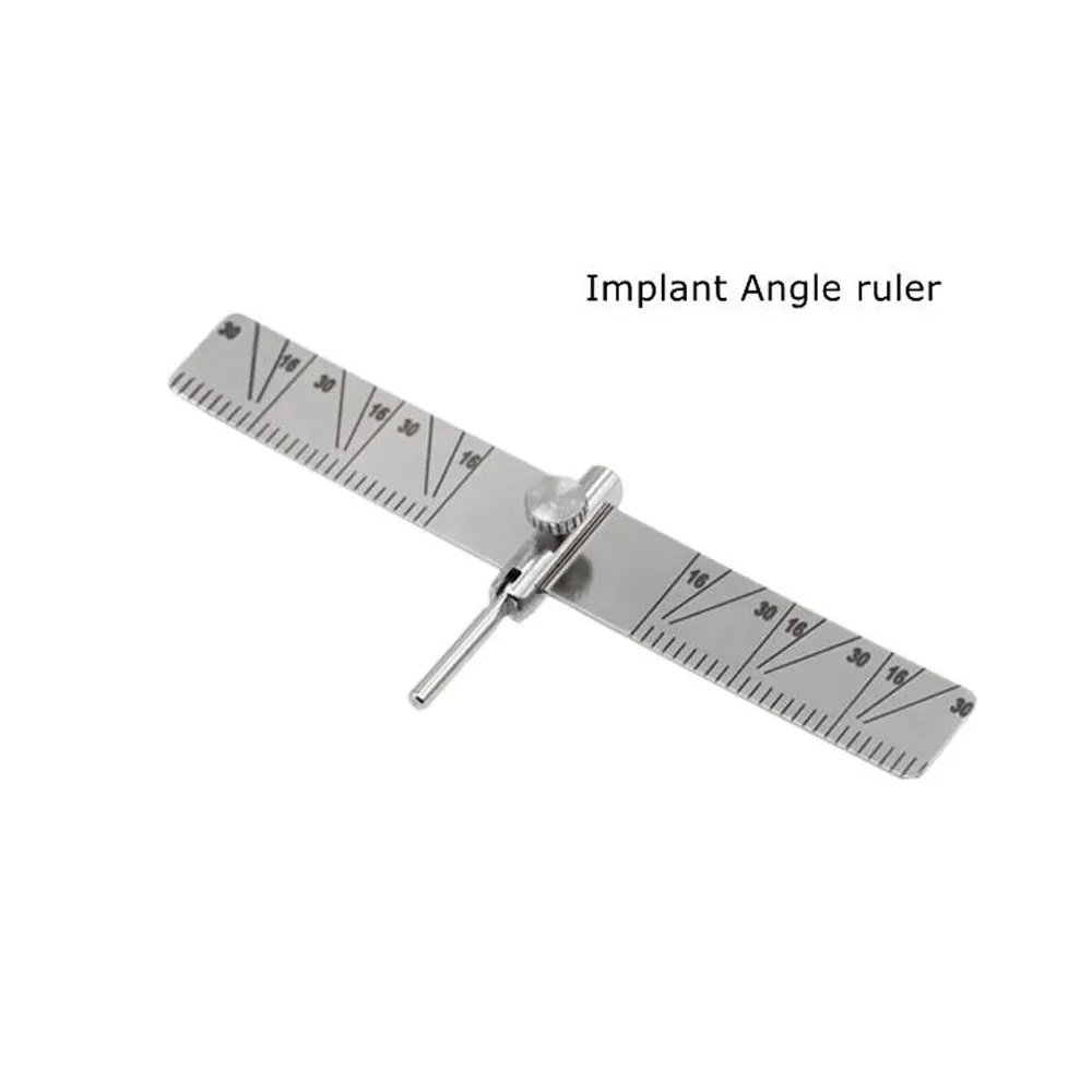 Dental Implant Ruler Locating Guide Surgical Positioning Locator Angle Gauge Autoclavable Dentistry Lab Planting Measuring Tools