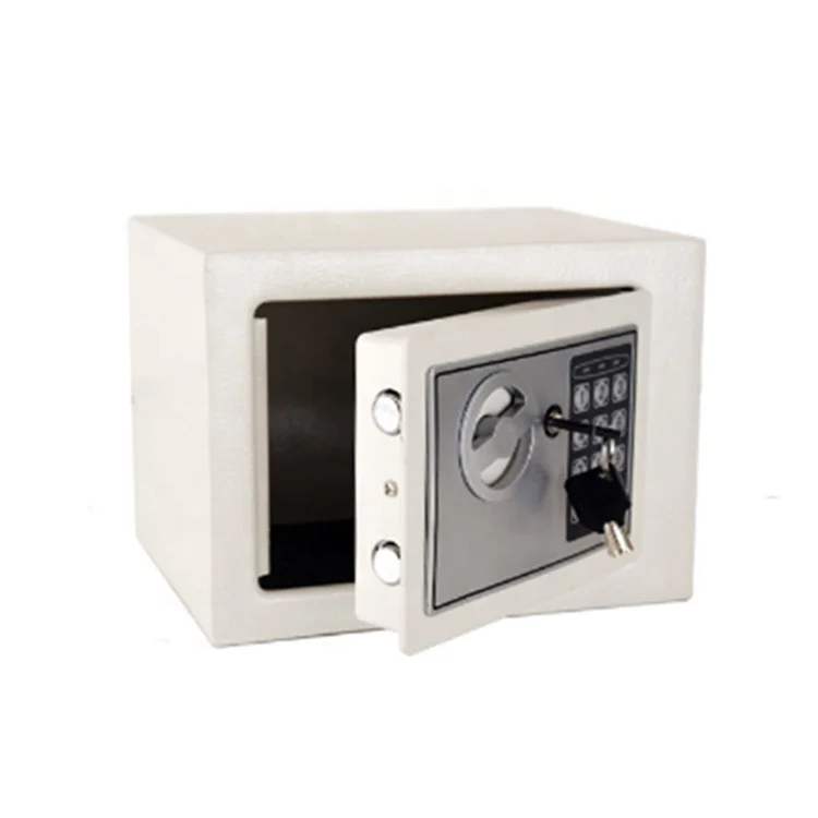 Stainless Steel And Plastic Hotel Safebox Digital Screen Key And Digital Beach Safety Fire Proof Safe Box