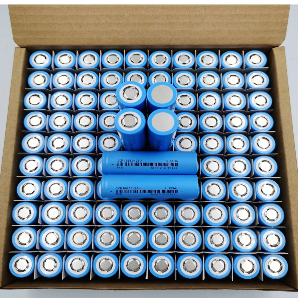 3.7V Rechargeable Lithium Liion Battery 5C 2600Mah 18650 Battery